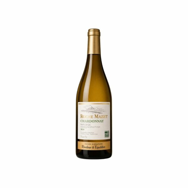 CHARDONNAY ROCHE MAZET Chardonnay Roche Mazet – IGP Pays d'Oc – Vin Blanc – 75cl