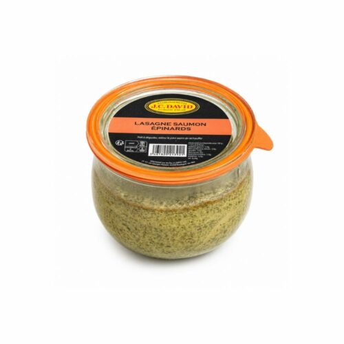 Lasagnes Saumon Épinards J.C. David 370g