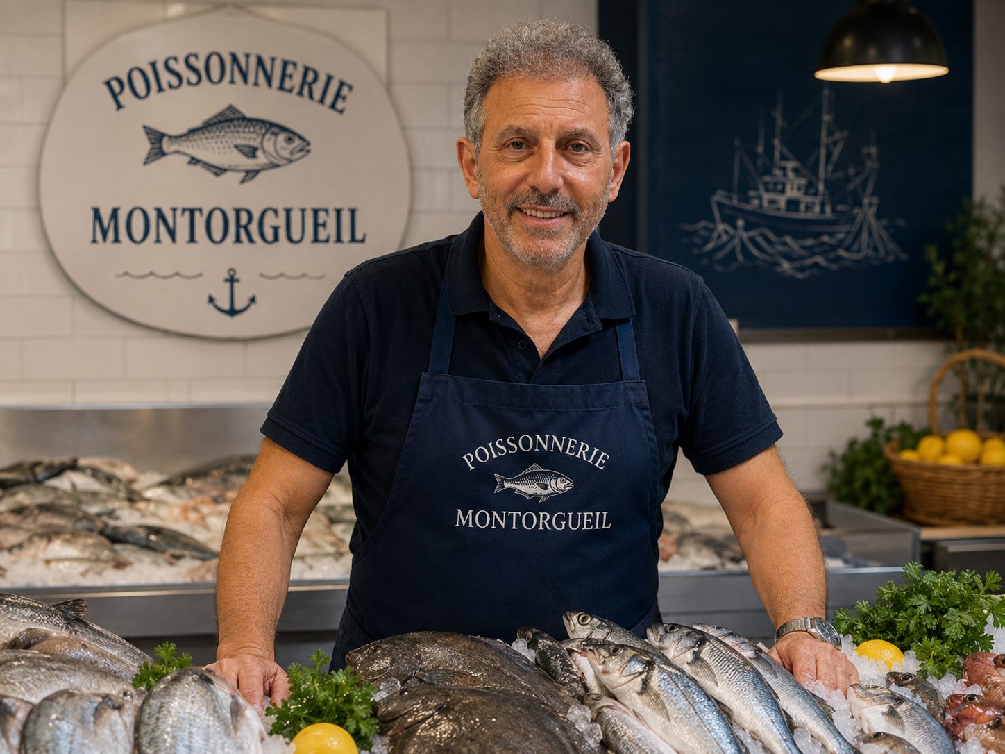 Alain Alezra, fondateur de la Poissonnerie Montorgueil