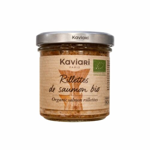 Rillettes de saumon bio 90g Kaviari Rillettes de Saumon Bio